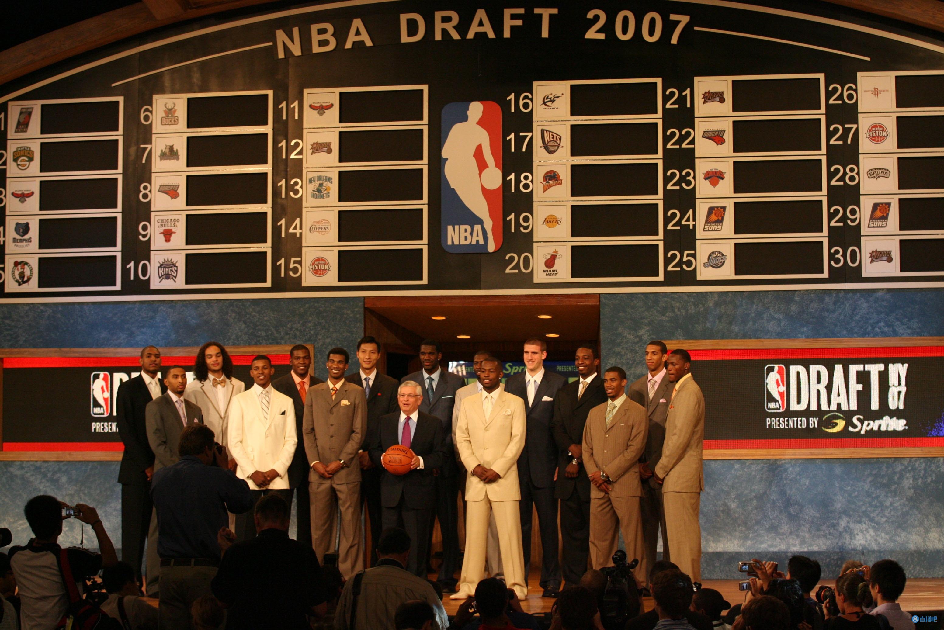 NBA 2007年选秀，天才、机遇与命运交织的夜晚